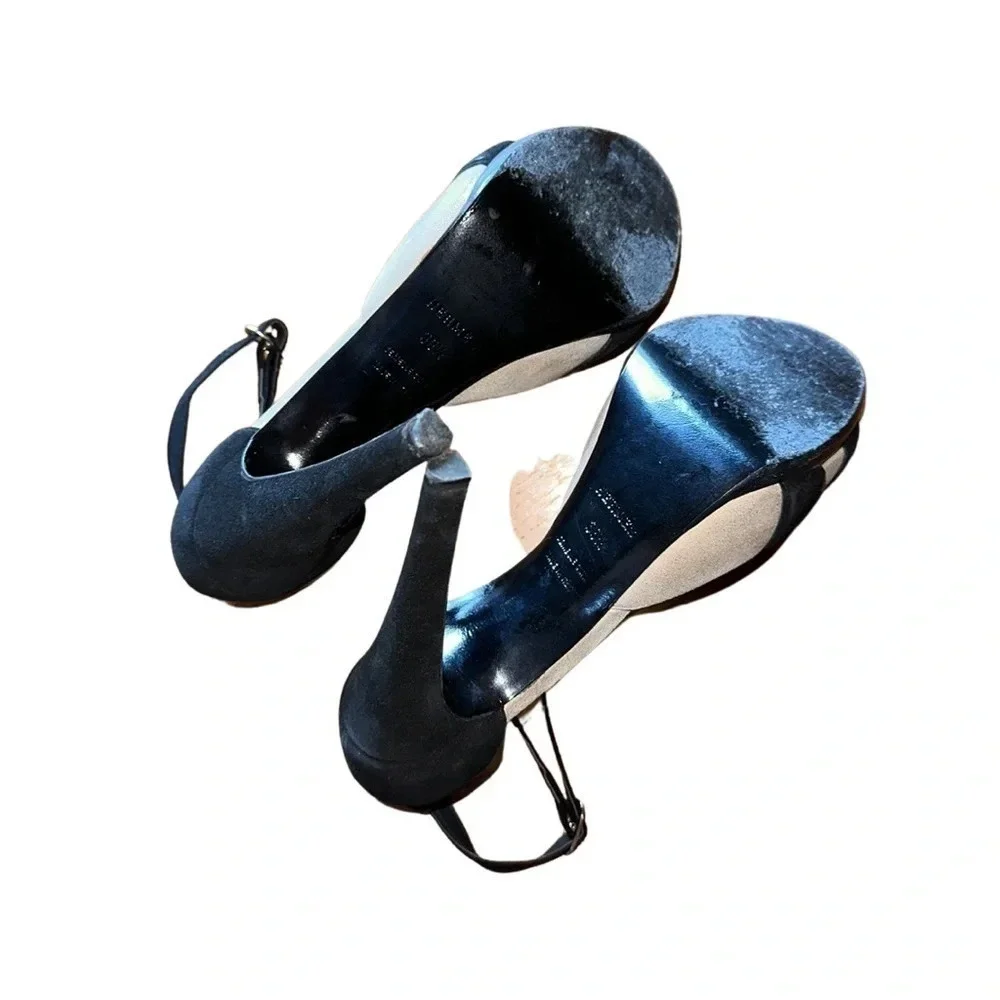 Hermes Highlight d'Orsay Suede Pumps Size 38.5 - Picture 10 of 11